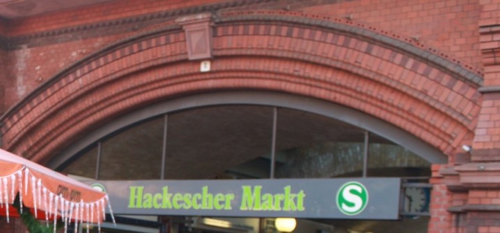 Hackescher Markt Berlin S-Bahn and U-Bahn